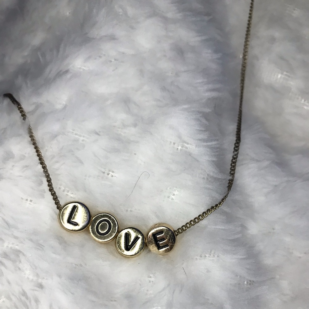 “LOVE” necklace